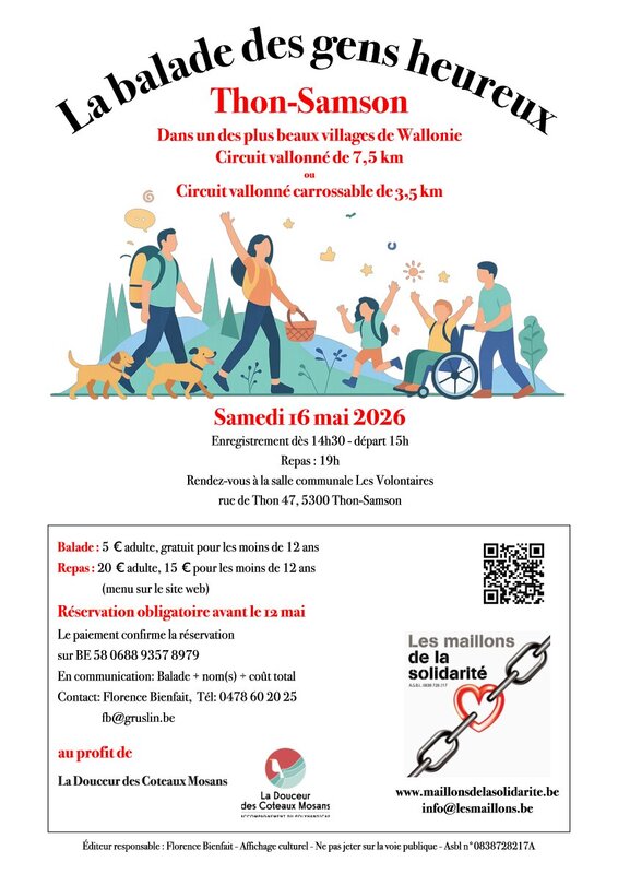 Loisirs La Balade Gens heureux Les maillons la solidarité