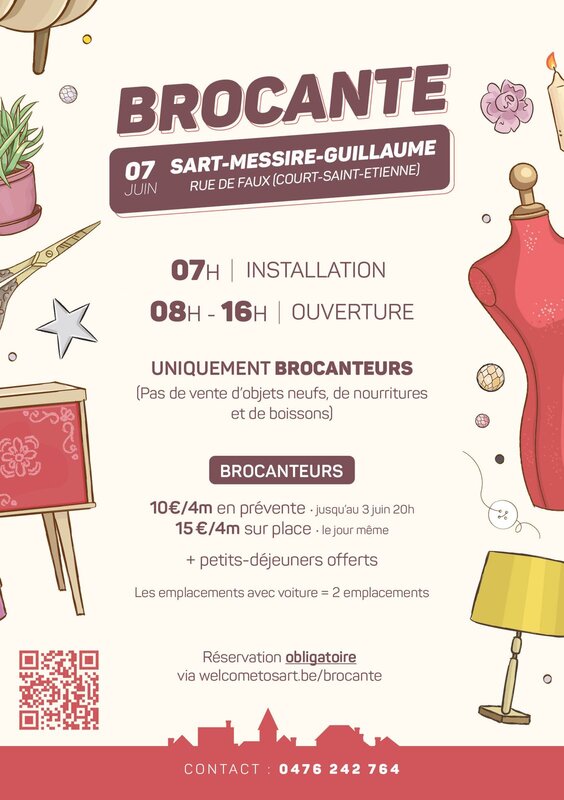  11e Brocante annuelle Sart-Messire-Guillaume