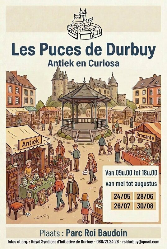  Les Puces Durbuy - Antiquités & Belle Brocante