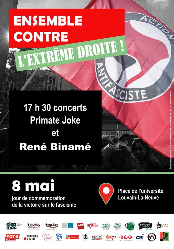 Concerts Journée Anti Fascisme - Concerts