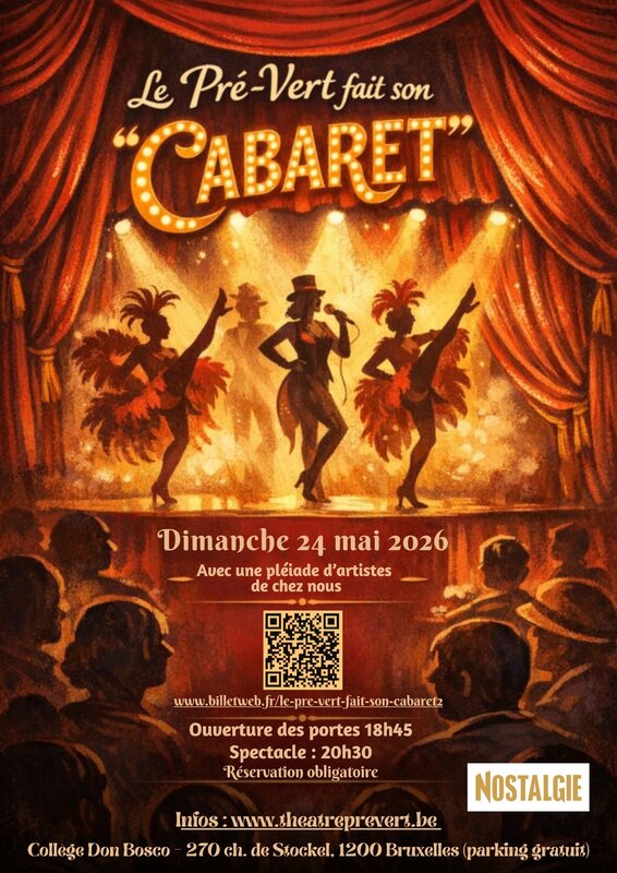 Spectacles Le Pré-vert fait cabaret