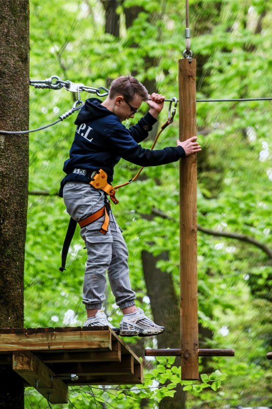 Loisirs Accrobranche Charleroi pendant vacances paques