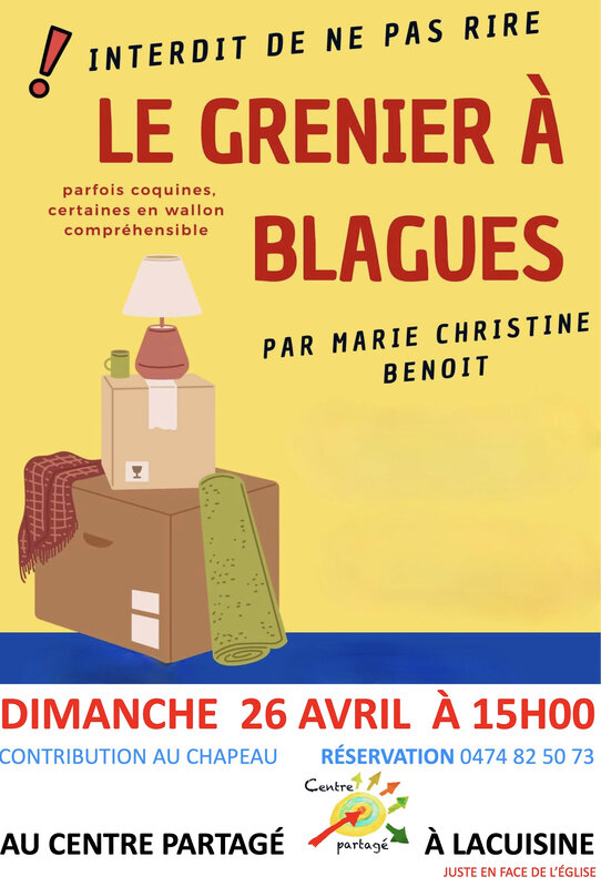 Spectacles Le Grenier blagues