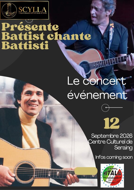 Concerts Battist chante Battisti