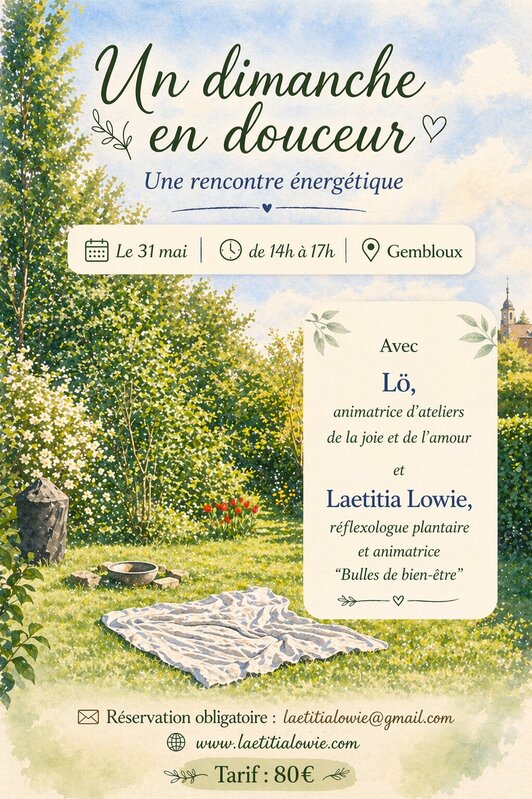 Stages,cours Dimanche Douceur - rencontre énergétique