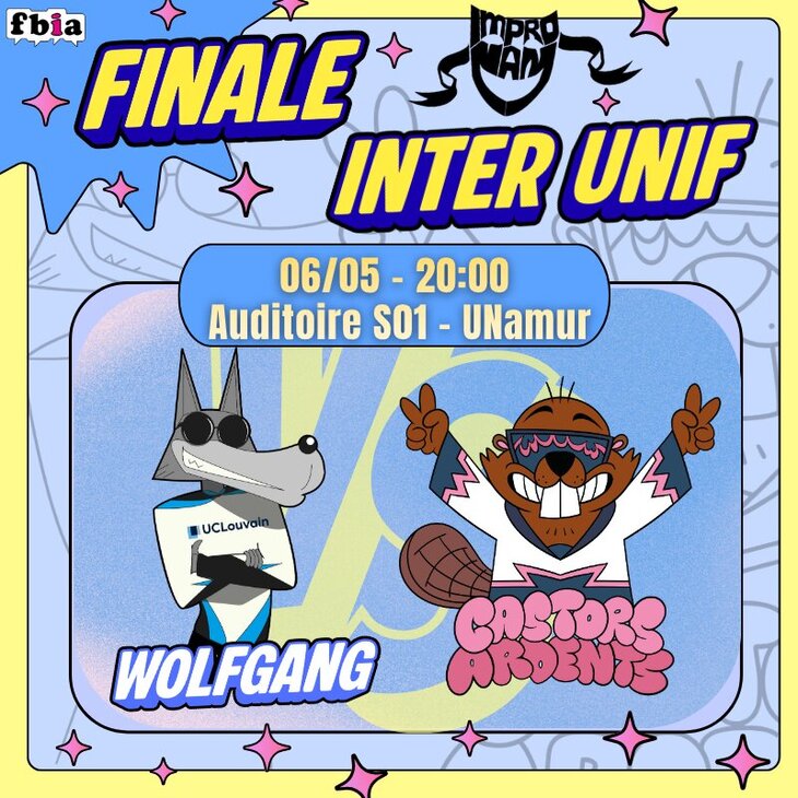 Spectacles Finale Championnat Interuniversitaire - Wolfgang Castors Ardents