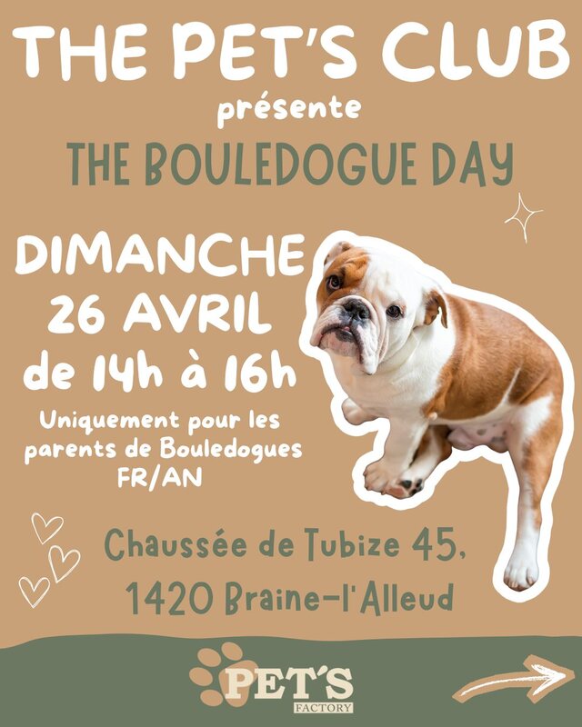 Loisirs The Pet s Club : Bouledogue Day