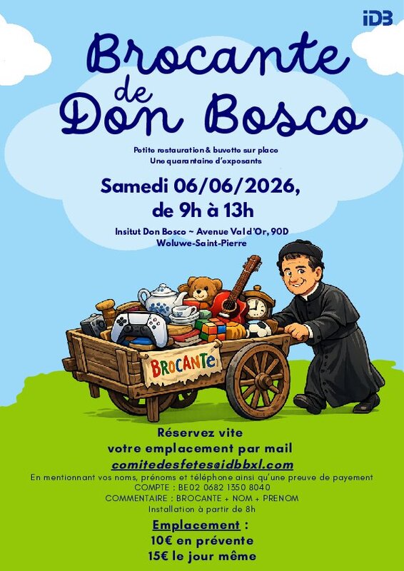  Brocante l Institut Bosco