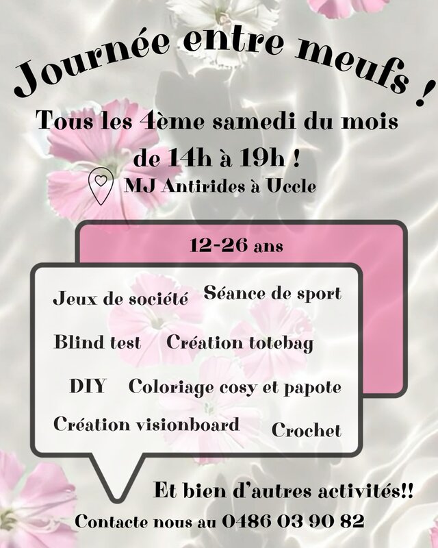 Loisirs Journée pyjama entre filles