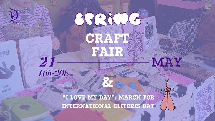 Loisirs Amazone Spring Craft Fair & love day  march International Clitoris Day