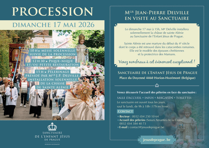 Conférences Procession - Sanctuaire l’Enfant Jésus Prague - Horion-Hozémont (Belgique)