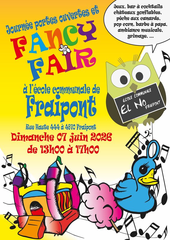 Loisirs Fancy Fair portes ouvertes l’école