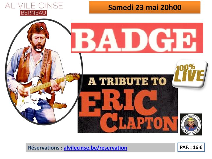 Concerts Badge - Tribute Eric Clapton