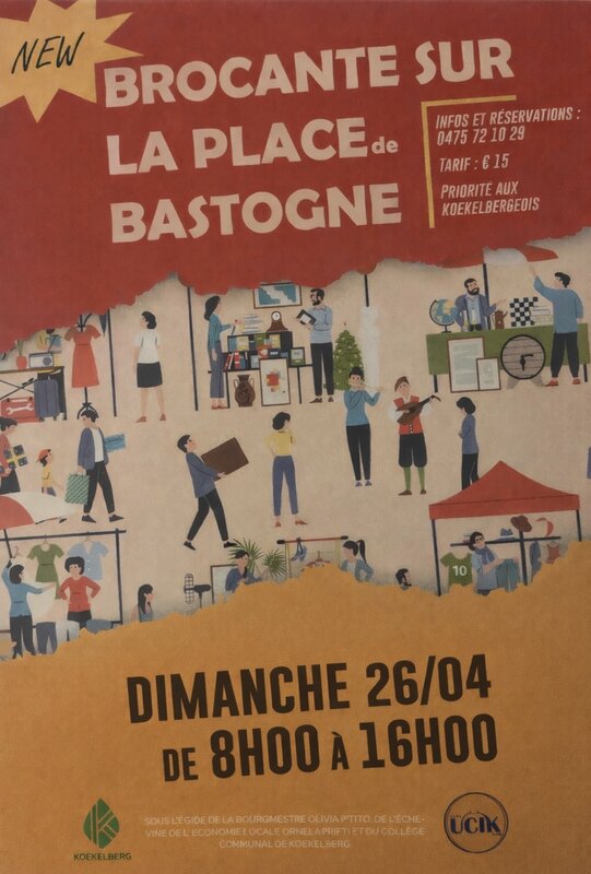  Brocante mensuelle la place Bastogne