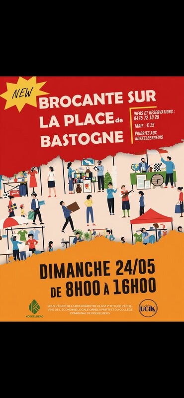  Brocante mensuelle la Place Bastogne