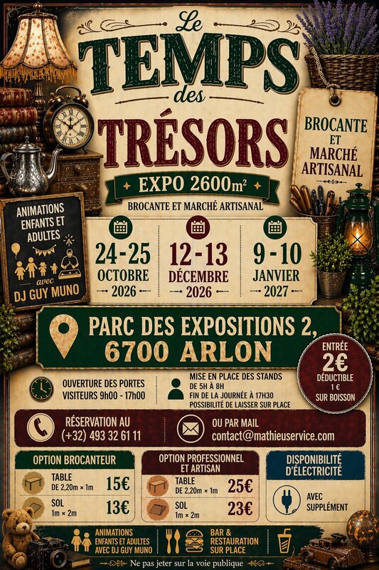  Le Temps Trésors Brocante & Marché Artisanal