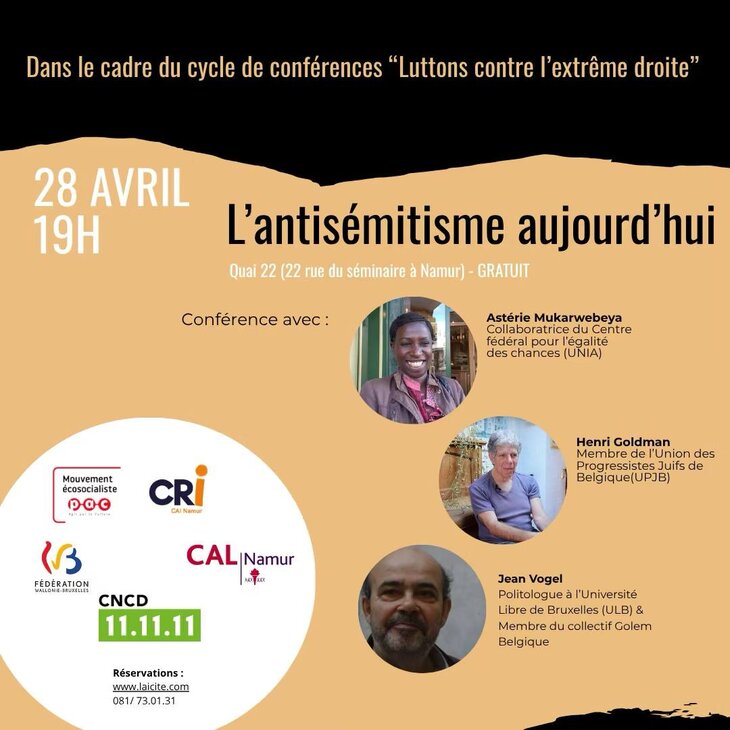 Conférences Conférence parlons l’antisémitisme