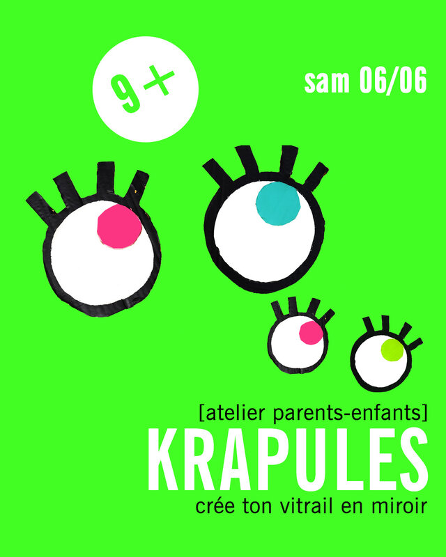 Stages,cours Krapules Crée vitrail miroir [9+]