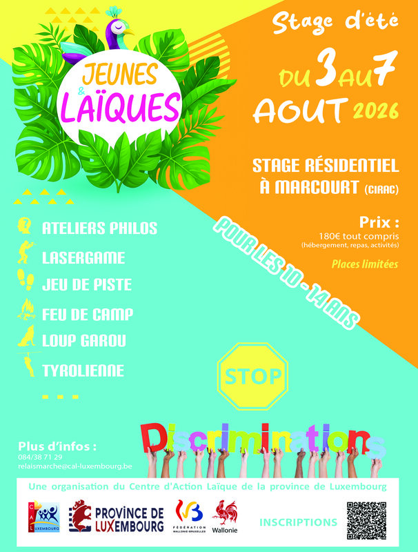 Stages,cours Stage d’été Stop discriminations