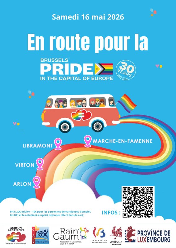 Excursions, séjours En route pour Brussels Pride