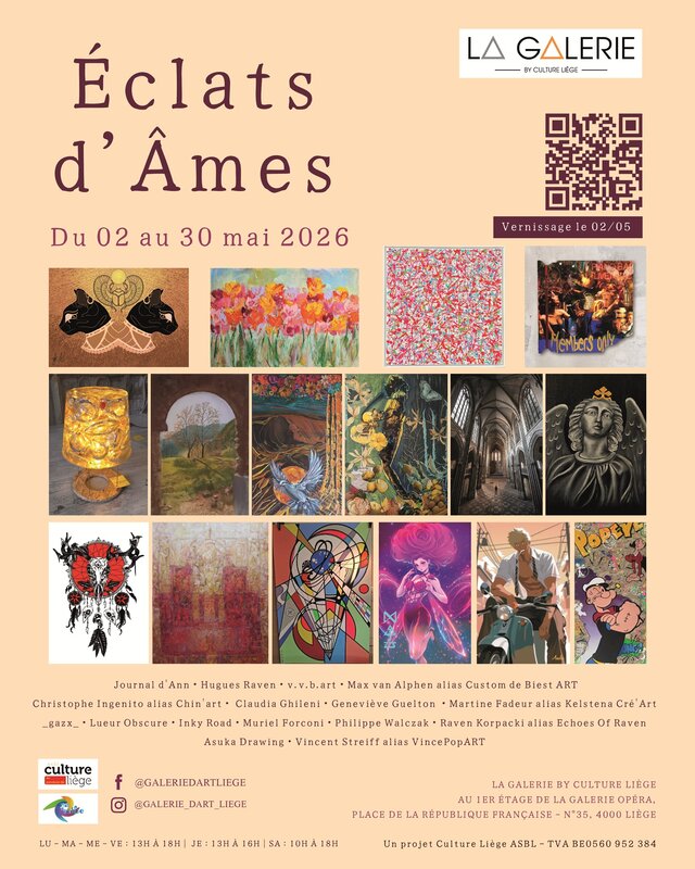 Expositions Vernissage l exposition Éclats d’Âmes »