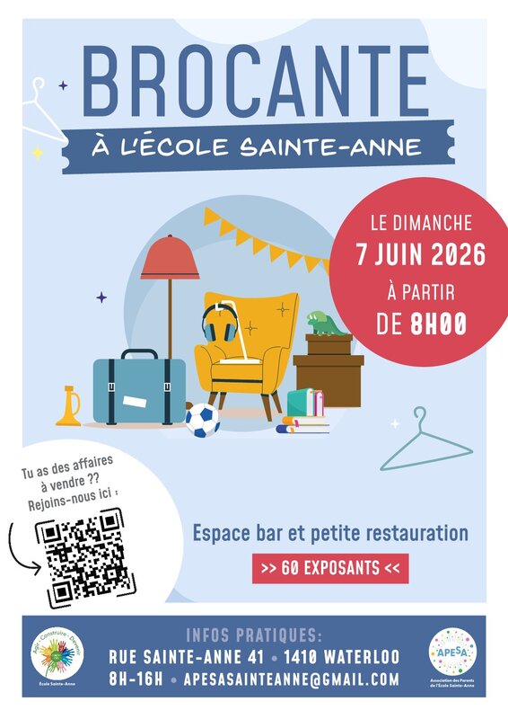  Brocante l école Anne