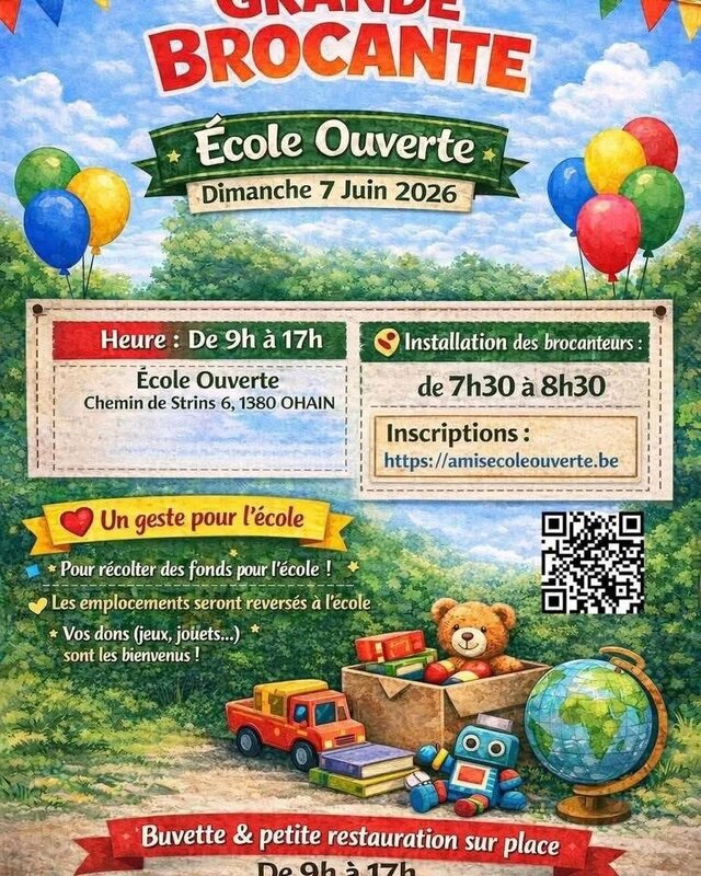  Grande brocante l’école ouverte