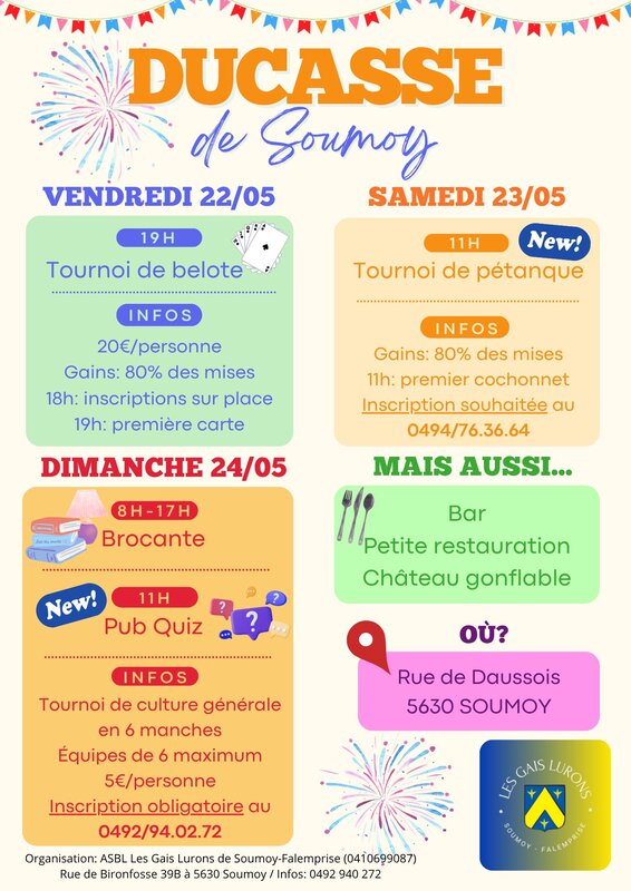 Loisirs Ducasse Soumoy