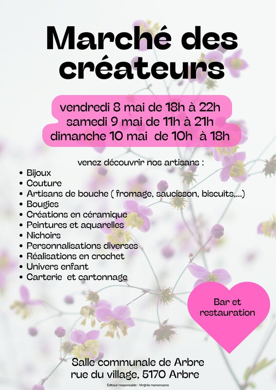 Loisirs Marché créateurs