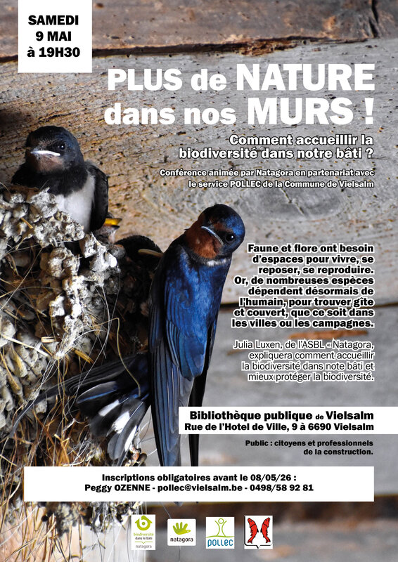Conférences Plus nature dans murs 