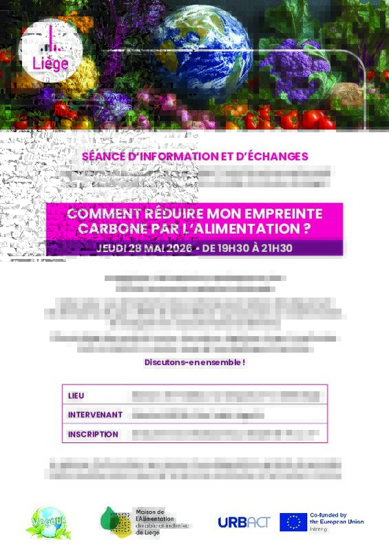 Conférences Comment réduire empreinte carbone l alimentation?