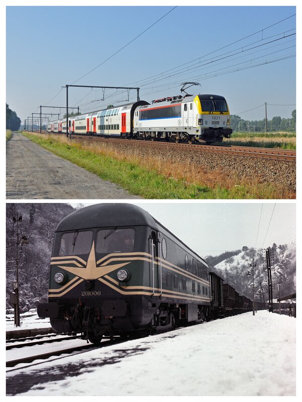 Conférences Evolution la traction chemins fer belges.2: Diesel l électricité