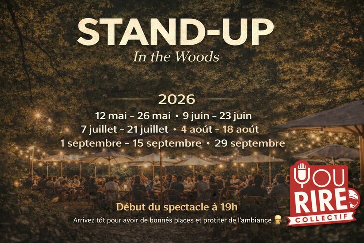 Spectacles Humour bois la Cambre / Stand-up the woods
