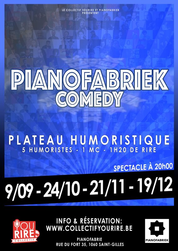 Spectacles Stand Up / Comedy Show / Humour Pianofabriek