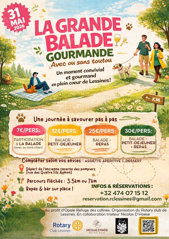 Loisirs La grande balade gourmande avec sans toutou