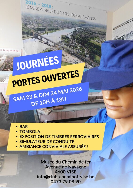 Loisirs Portes ouvertes musée Chemin fer Visé