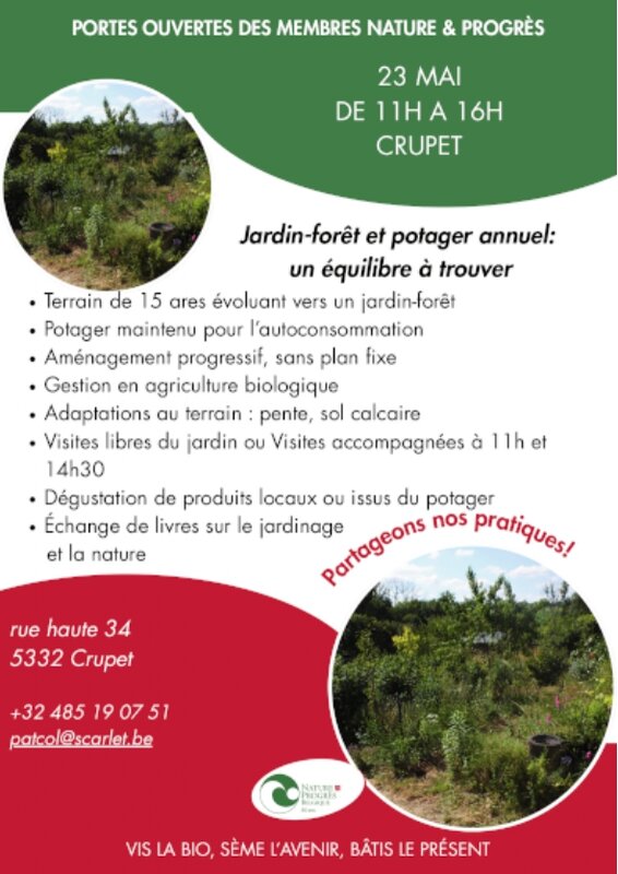 Loisirs Portes ouvertes membres Nature & Progrès