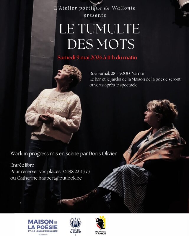 Spectacles Le tumulte mots - spectacle théâtre