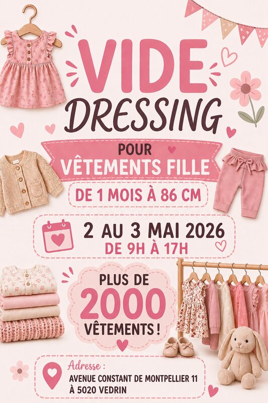  Vide dressing enfant