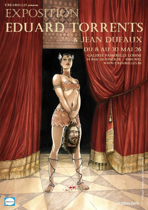 Expositions Eduard Torrents - légende Salomé