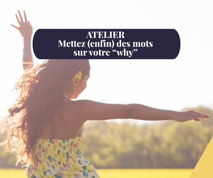 Stages,cours Définissez votre  why  - Pour mieux communiquer vos activités