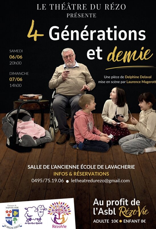 Spectacles 4 générations demie