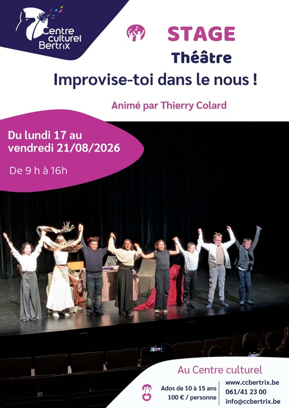 Stages,cours Theatre : Improvise-toi dans nous 