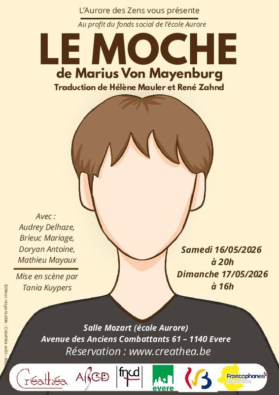 Spectacles Le Moche Marius Mayenburg l Aurore Zen