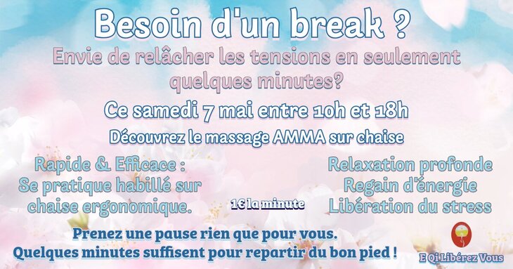 Stages,cours Massage Amma assis (sur chaise)