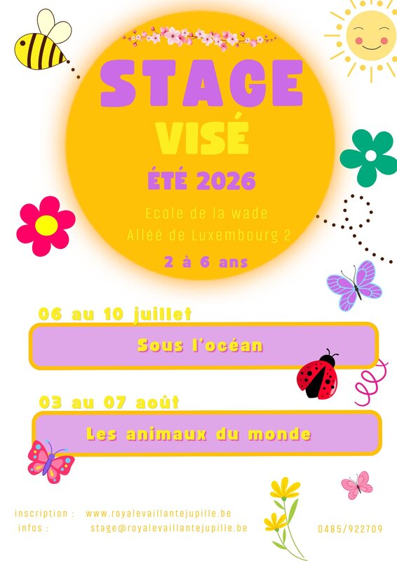 Stages,cours Stages la Royale Vaillante Jupille