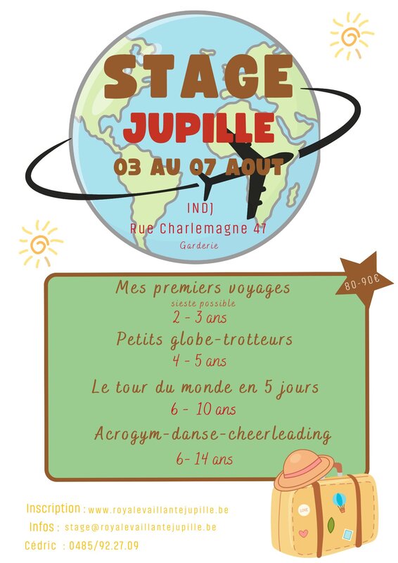Stages,cours Stages d été la Royale Vaillante Jupille