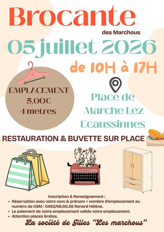  Brocante extérieur la société Gilles Marchous