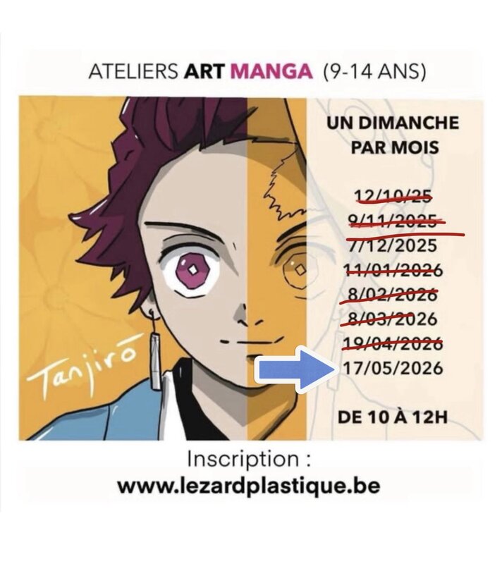 Stages,cours Atelier manga