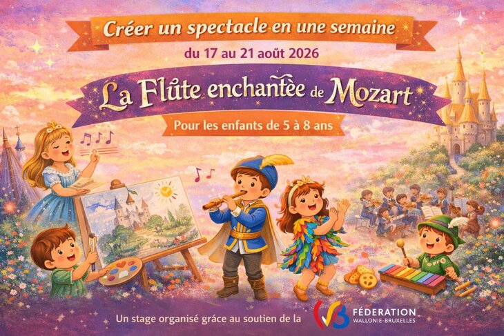 Stages,cours Créer spectacle une semaine : la découverte la Flûte Enchantée